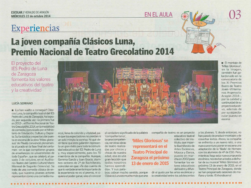 IES Pedro de Luna Clasicos Luna MILES Premio MECyD 2014_10_22 HdeA WEB-N