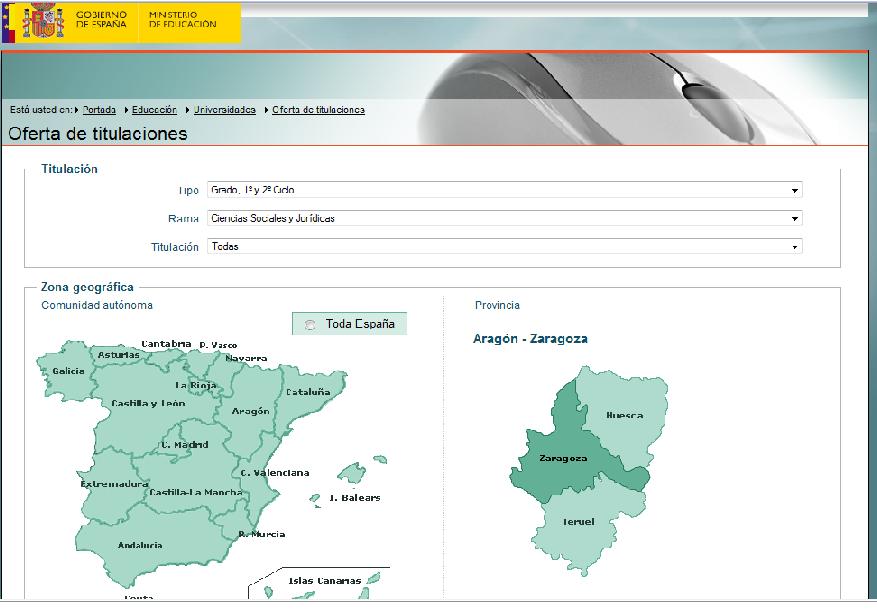 oferta titulaciones